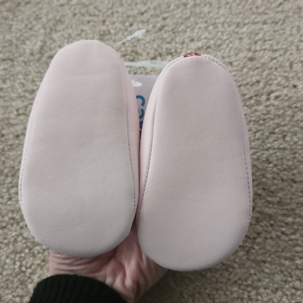 Baby girl pink ballerina flats