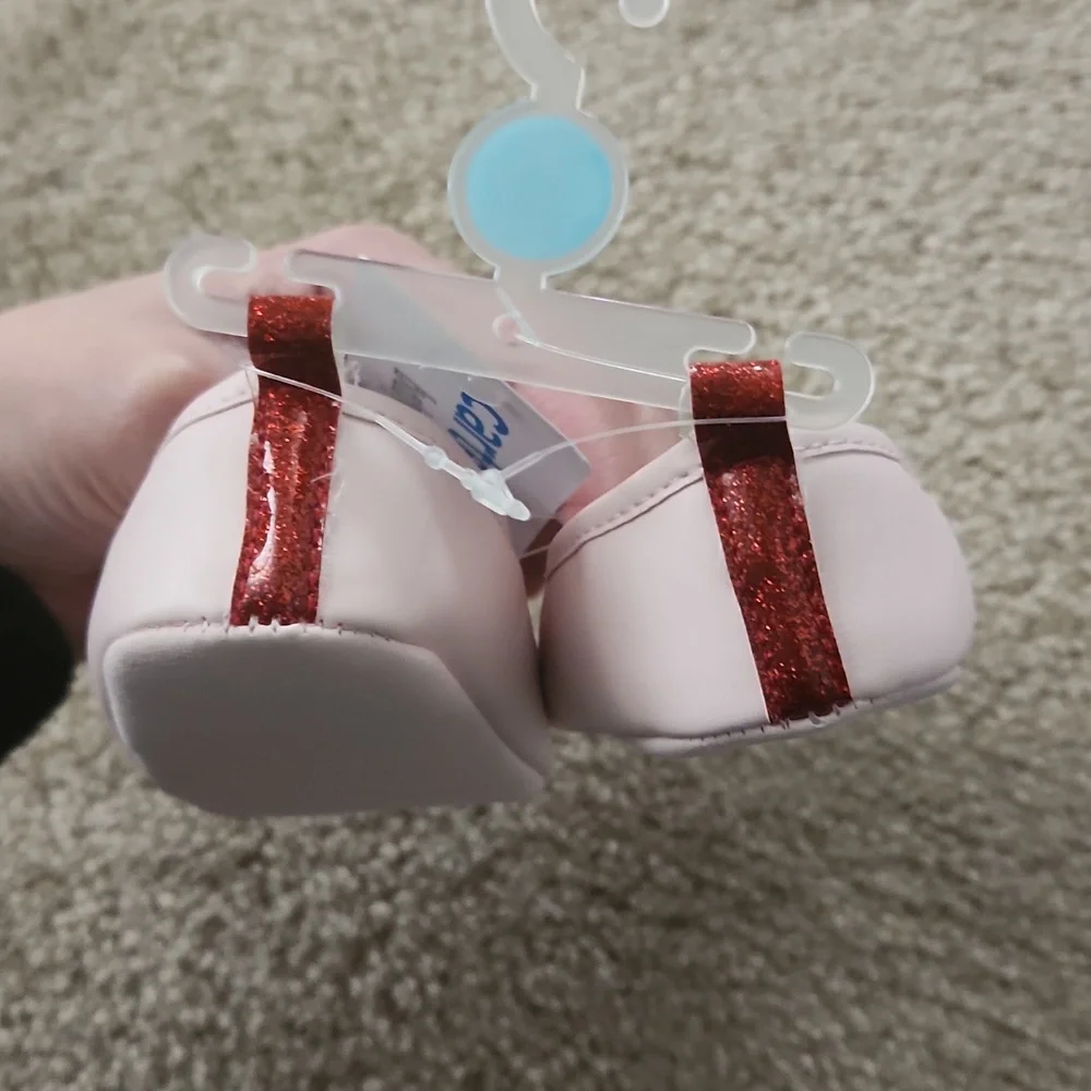 Baby girl pink ballerina flats