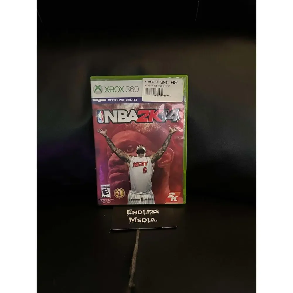 NBA 2K14 Microsoft Xbox 360 Box only‎ Video Game