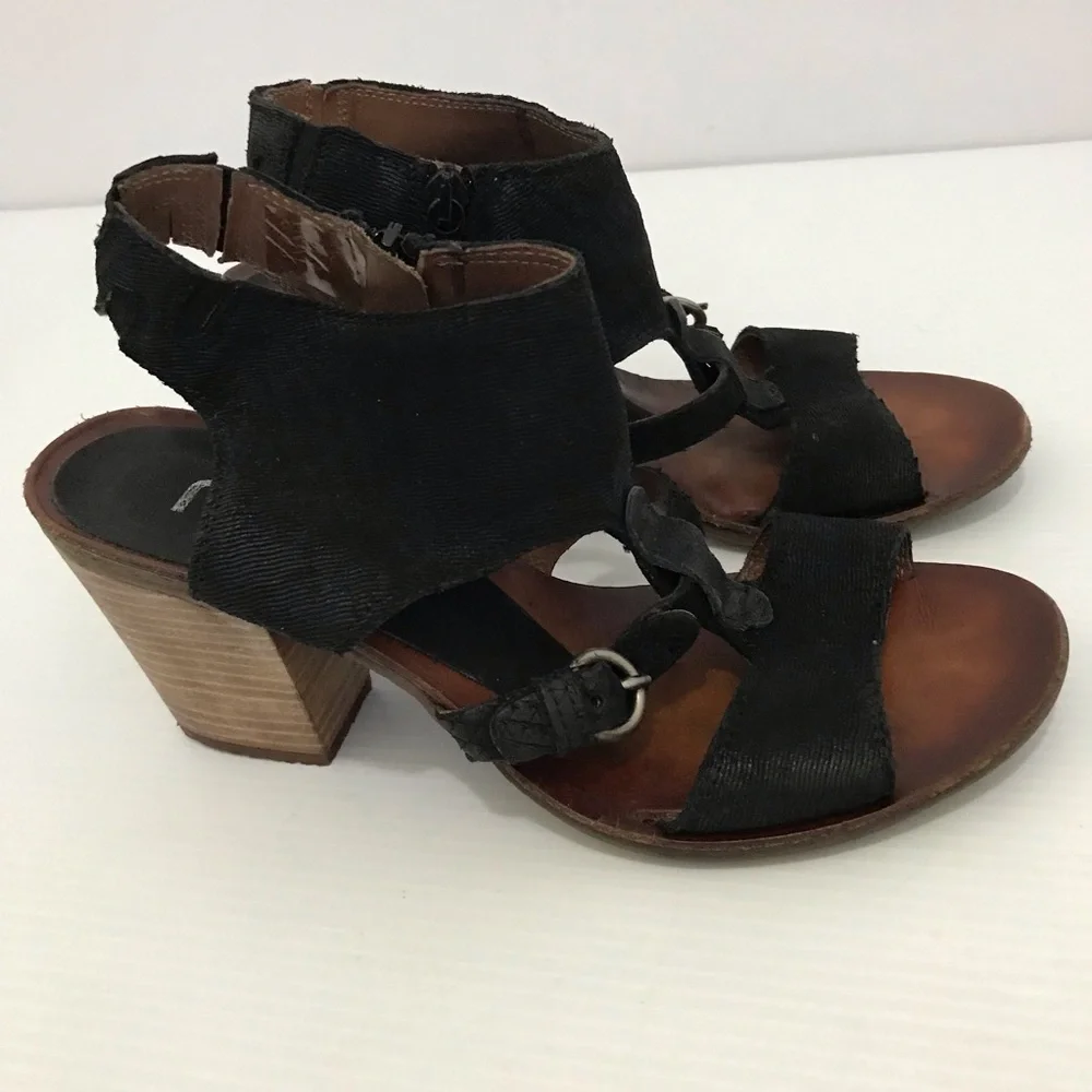 Mjus Women's Mel Dress Sandal, Black Size 39 EU