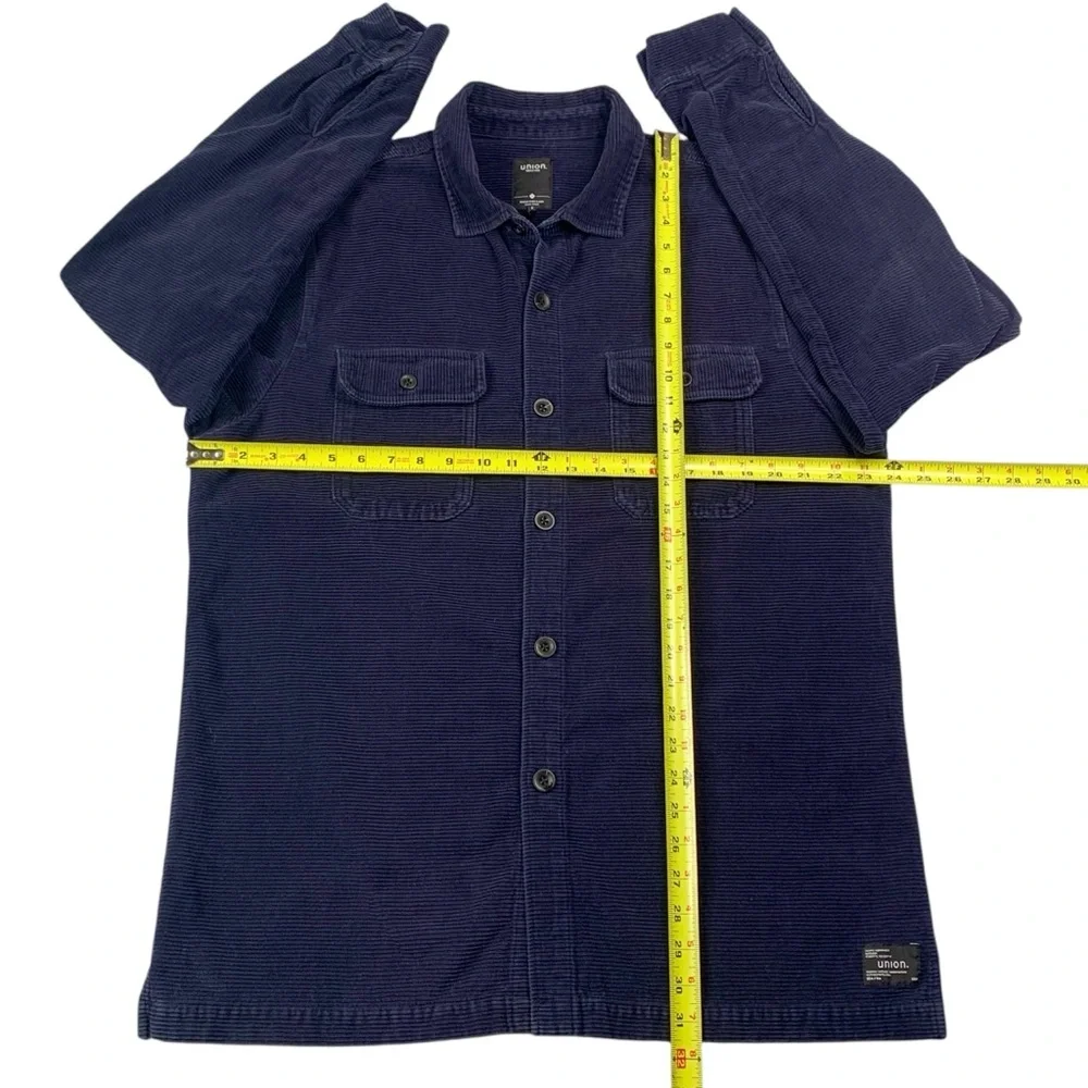 Union Mens Corduroy Shirt Jacket XL Shacket PNW Outdoors Casual Comfort Grunge