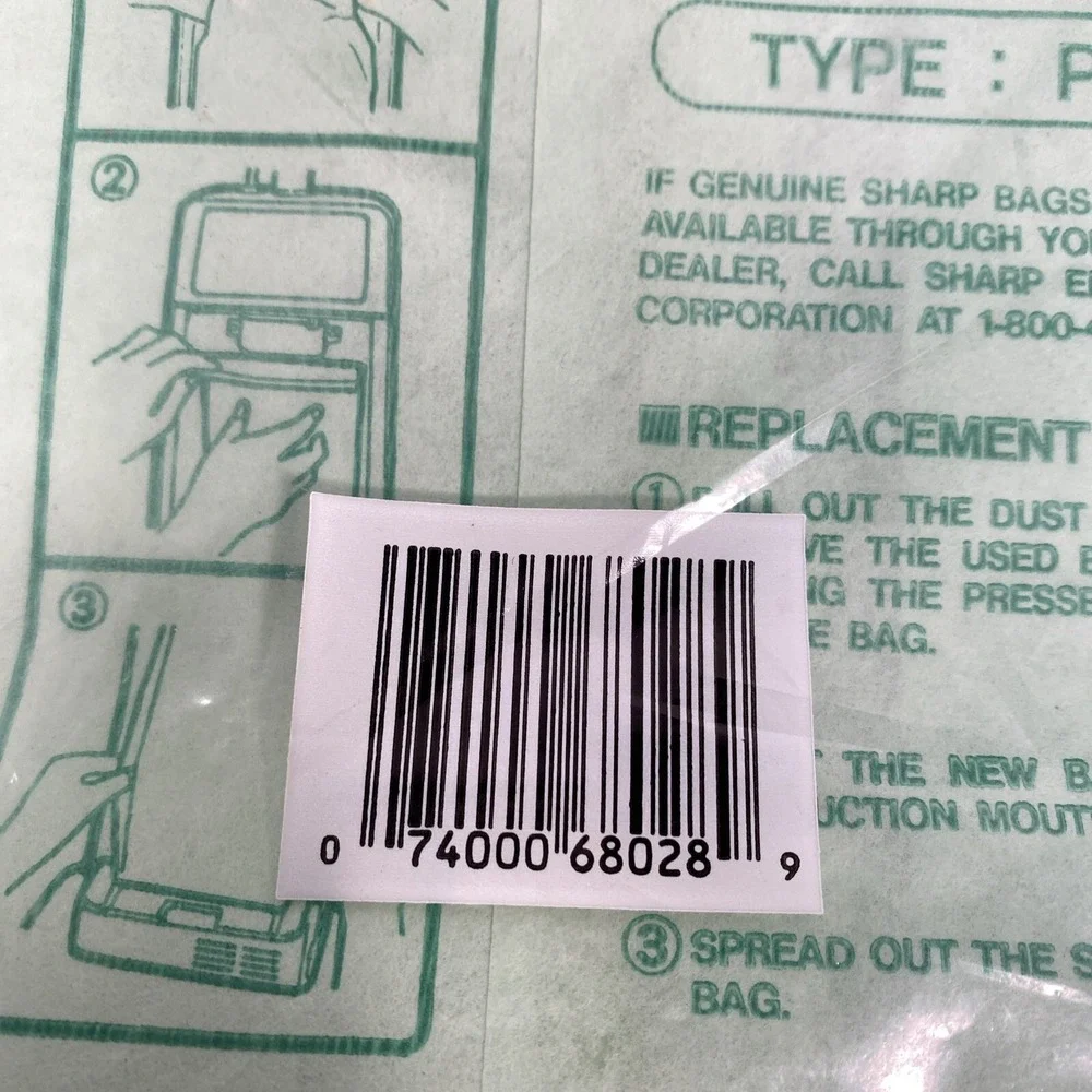 Sharp vacuum bag