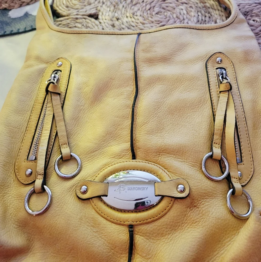 b. makowsky stylish yellow
