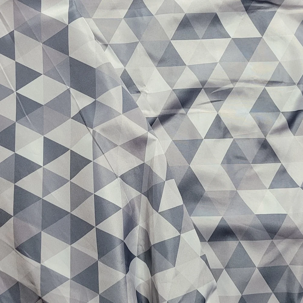 Mens Linea Uomo Grey Geometric Patterned Jacket SIZE 5XL