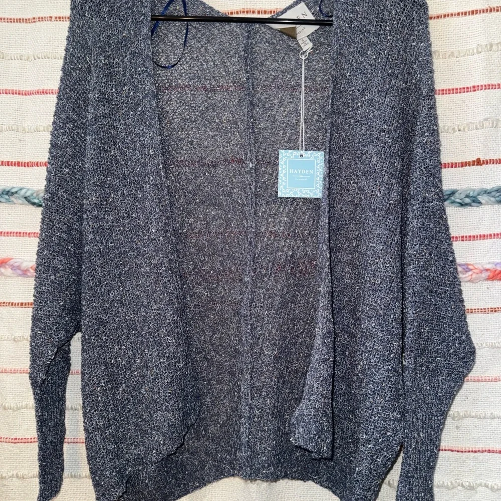 Hayden Women's Gray Cardigan Sweater