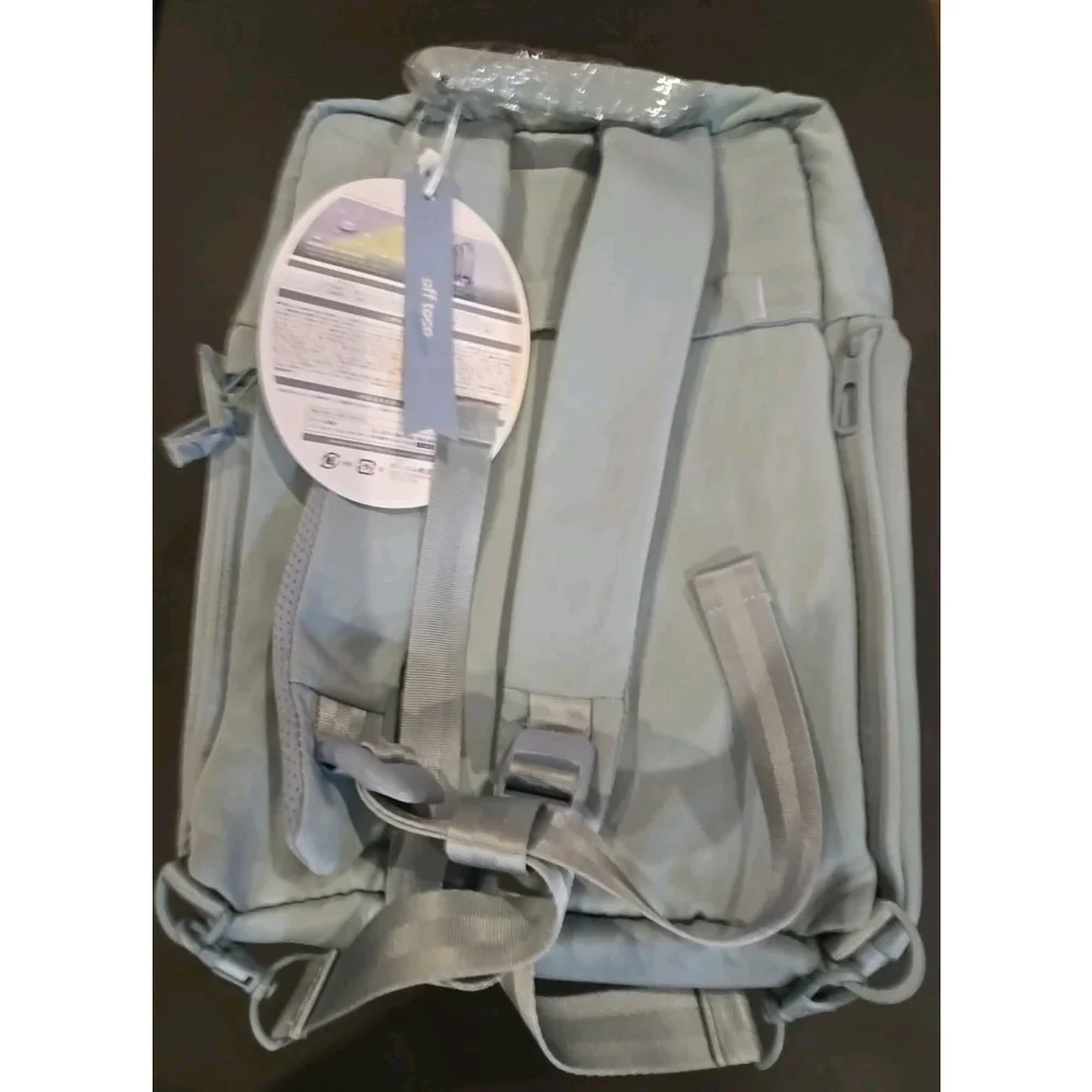 Elecom Off Taco Backpack In Icy Blue NWT Very Nice Bag! Adjustable Straps (A-19)