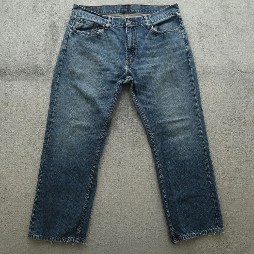 Levi's Jeans Mens Size 36x30 Blue 559 Relaxed Straight Medium Stone Wash