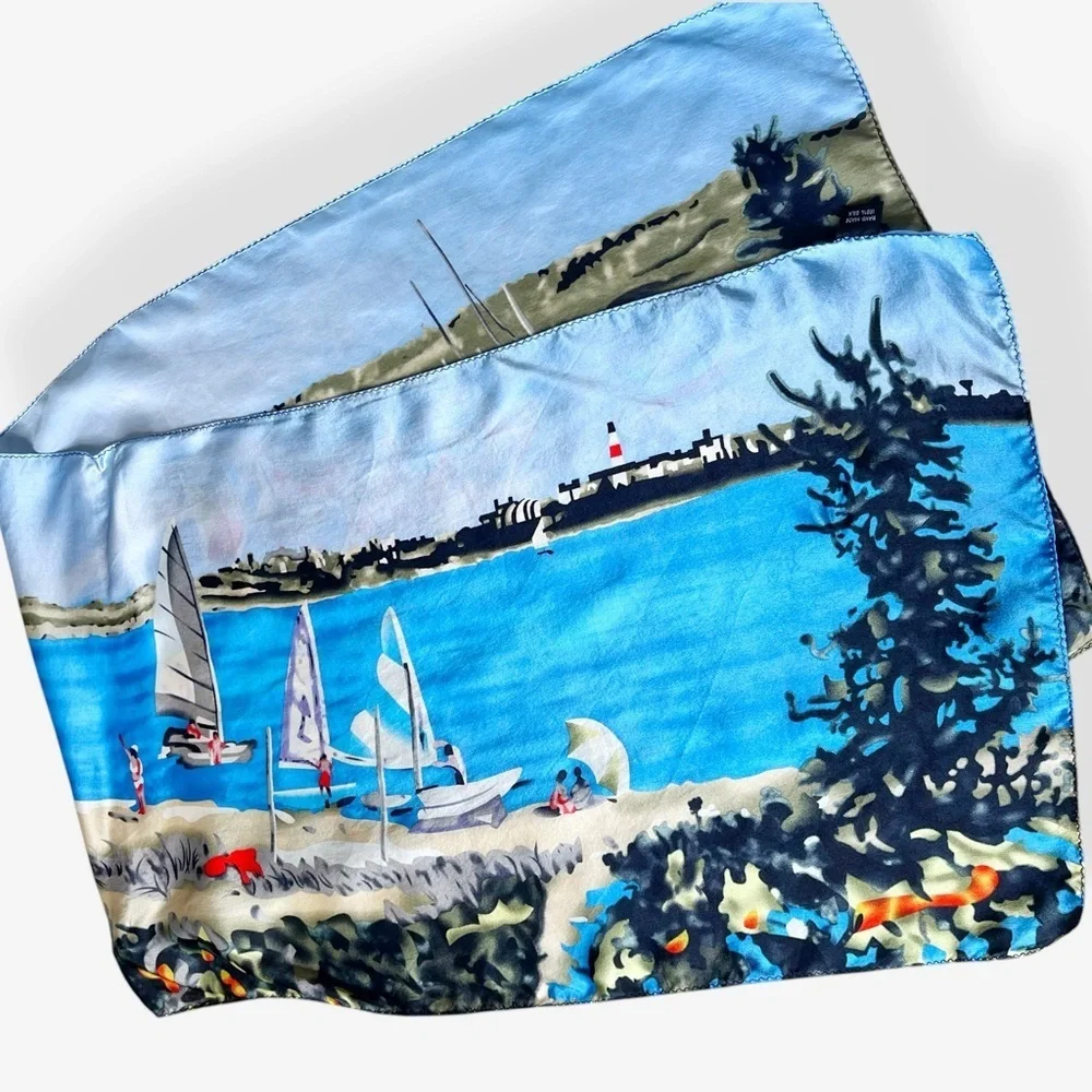 Trendy boutique silk scarf