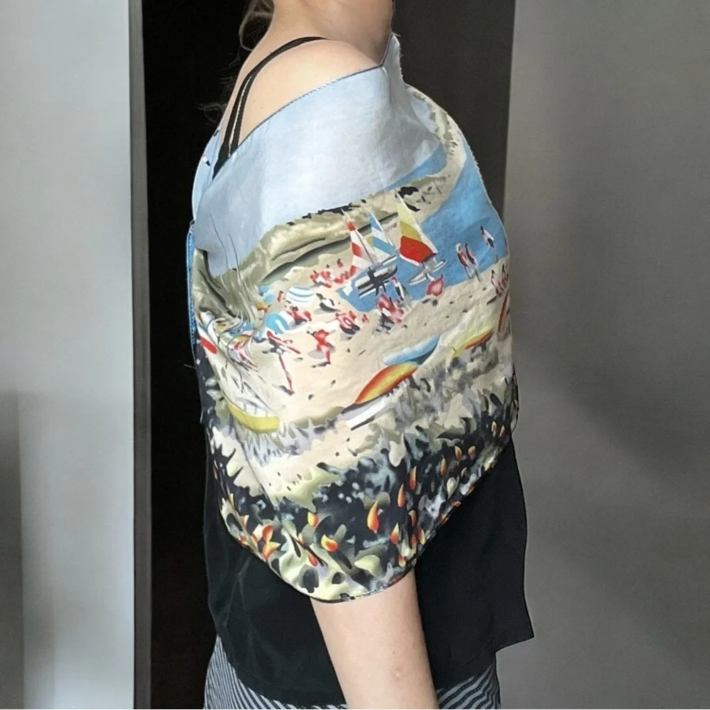 Trendy boutique silk scarf