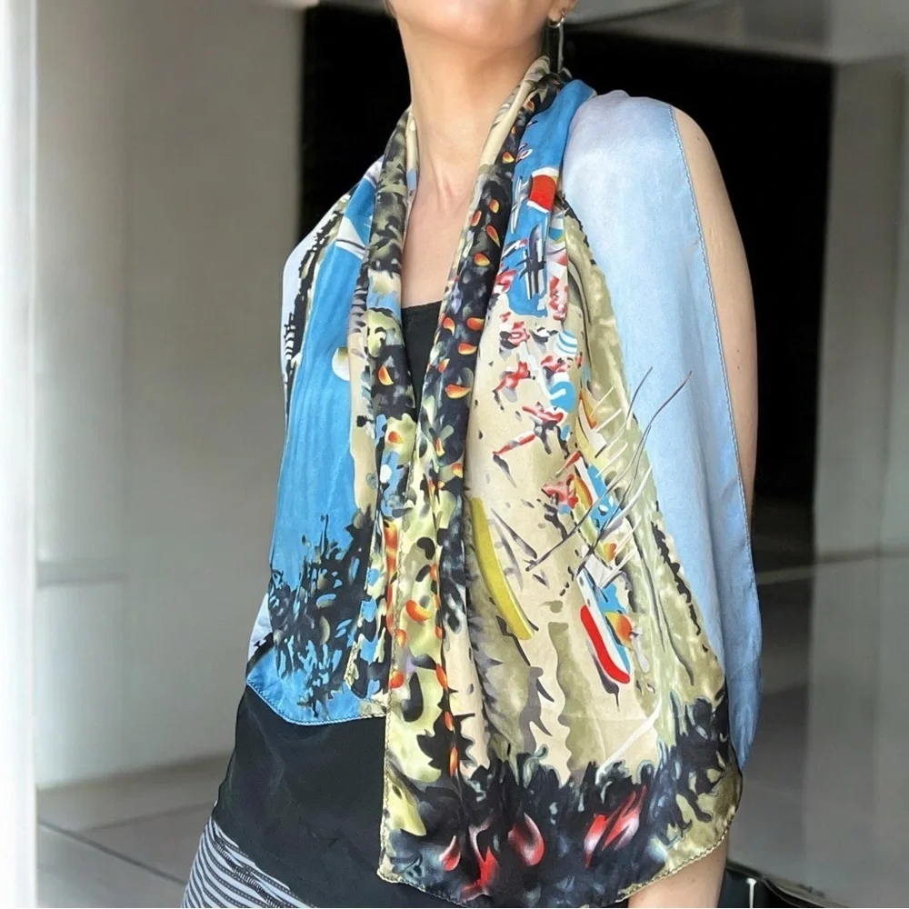 Trendy boutique silk scarf