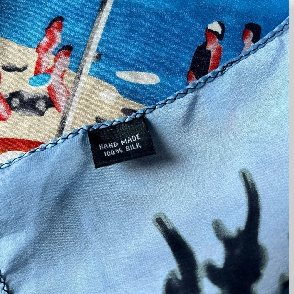 Trendy boutique silk scarf