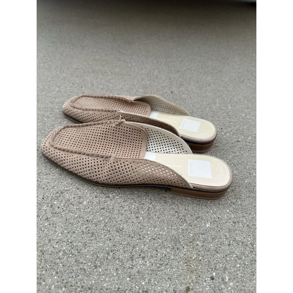 Dolce Vita Brevyn Mules Taupe Suede Women Size 8.5