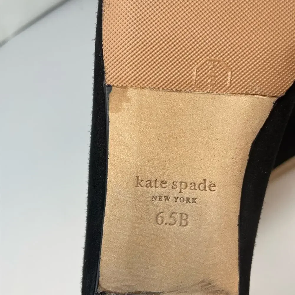 kate spade black loafers