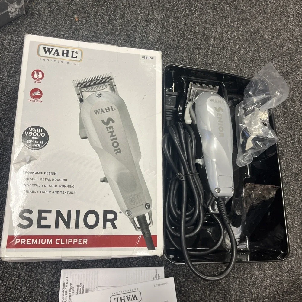 Wahl 8500 Professional Senior Corded Clipper Hair Barber - Complete In Box