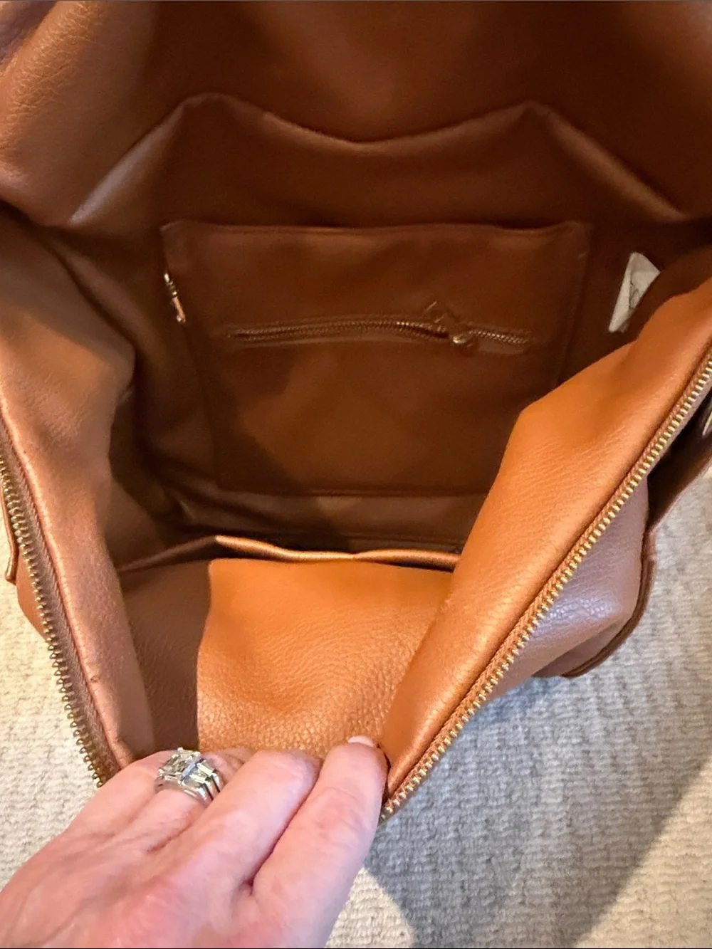 Fawn Design structured leather