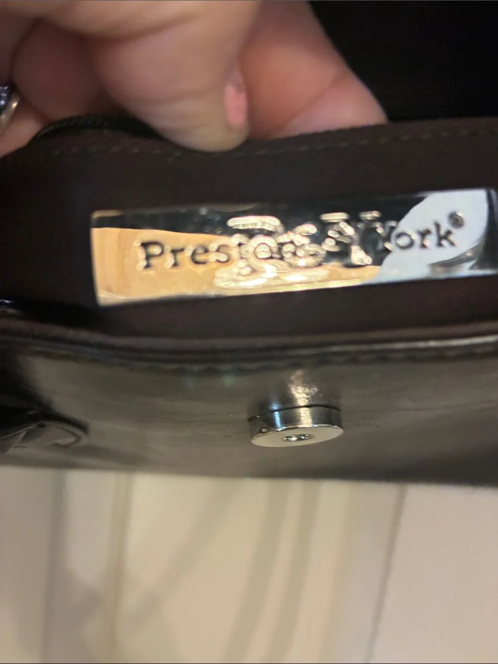 Preston & York structured leather