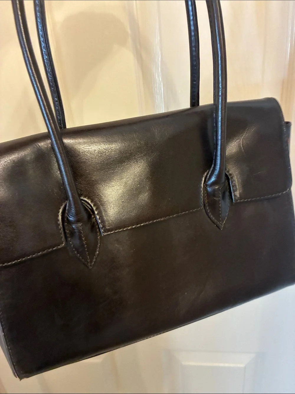 Preston & York structured leather