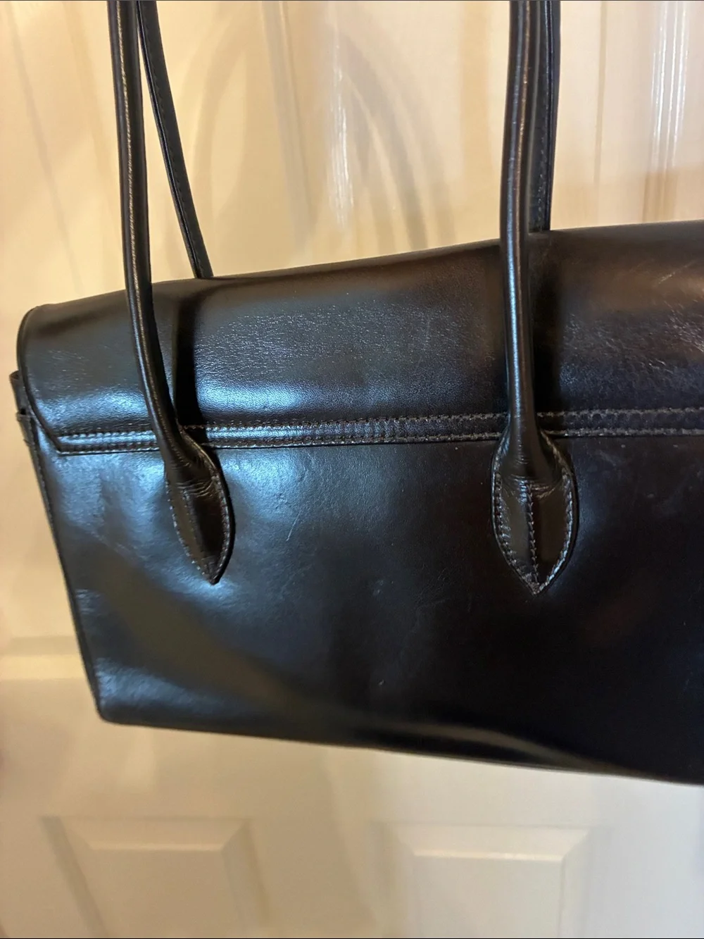 Preston & York structured leather
