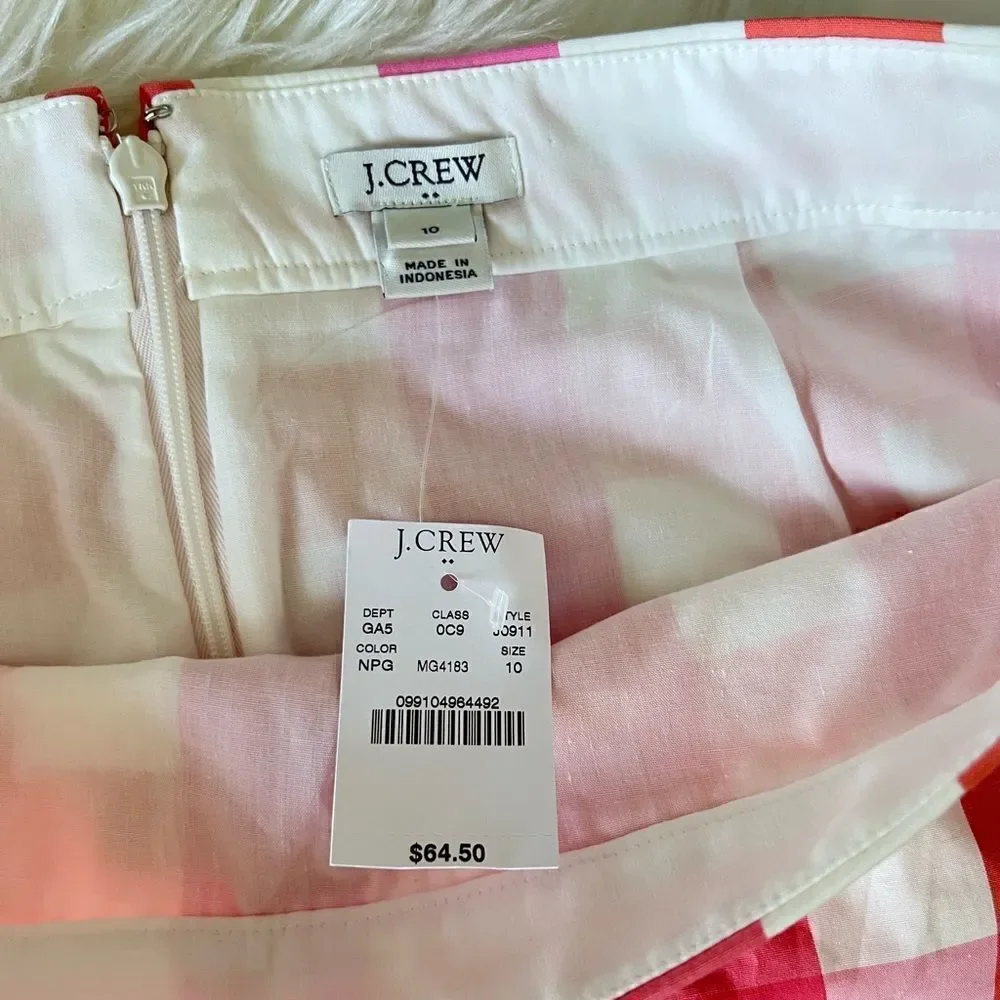J. Crew Factory printed ruffle