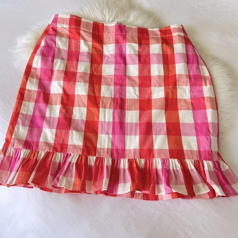 J. Crew Factory printed ruffle