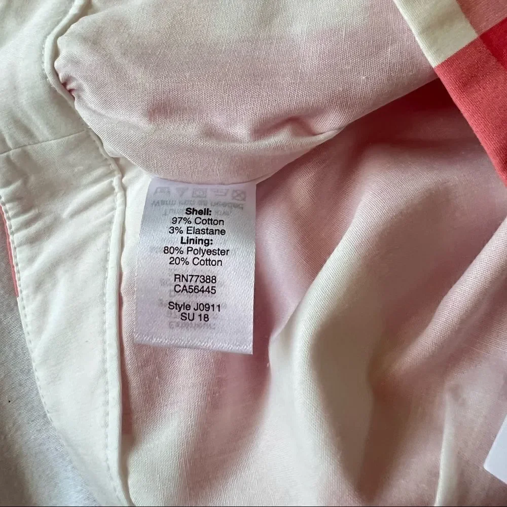 J. Crew Factory printed ruffle