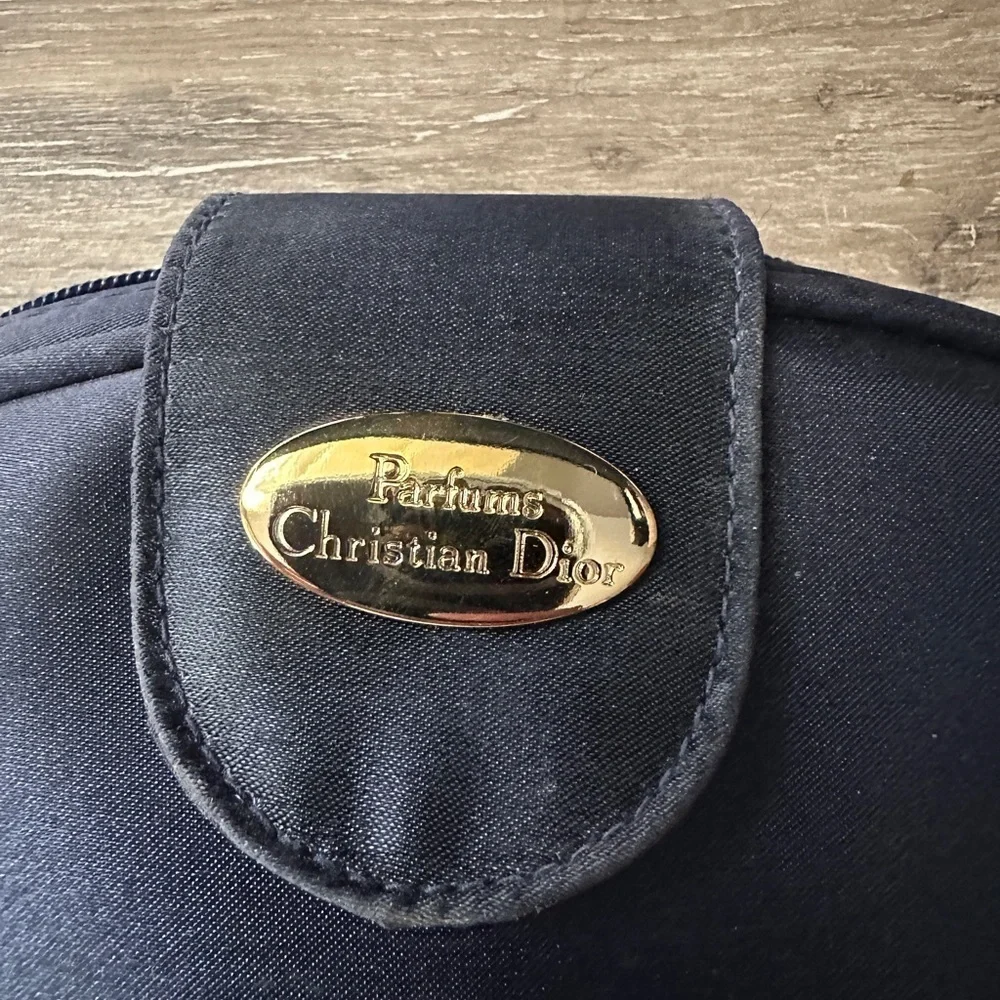 Christian Dior Satin Cosmetic Bag