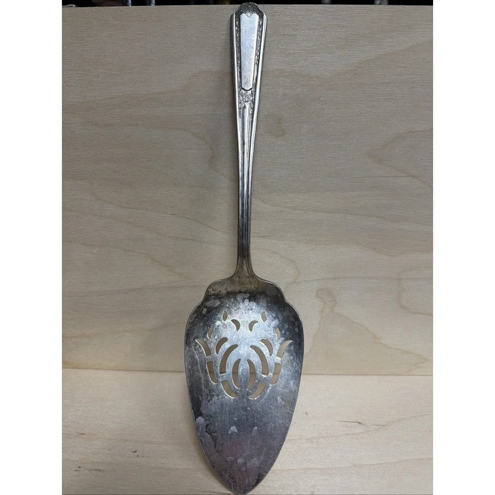Vintage Pie Cake Server‎ Silver plate