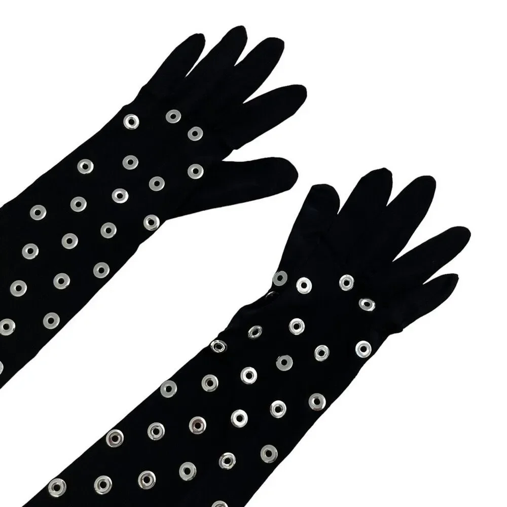 ALAÏA eyelet gloves