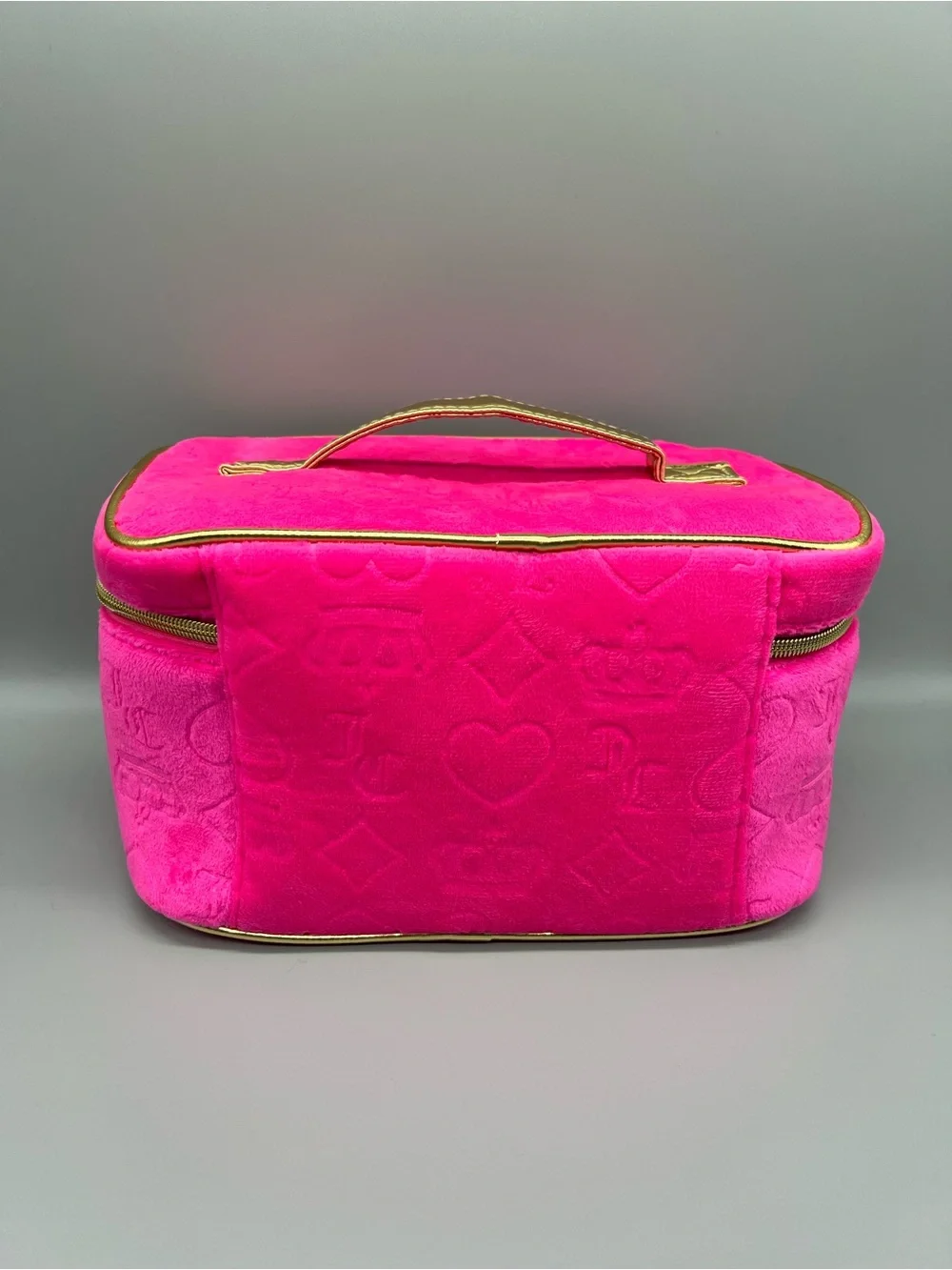 Juicy couture‎ pink velour cosmetics bag