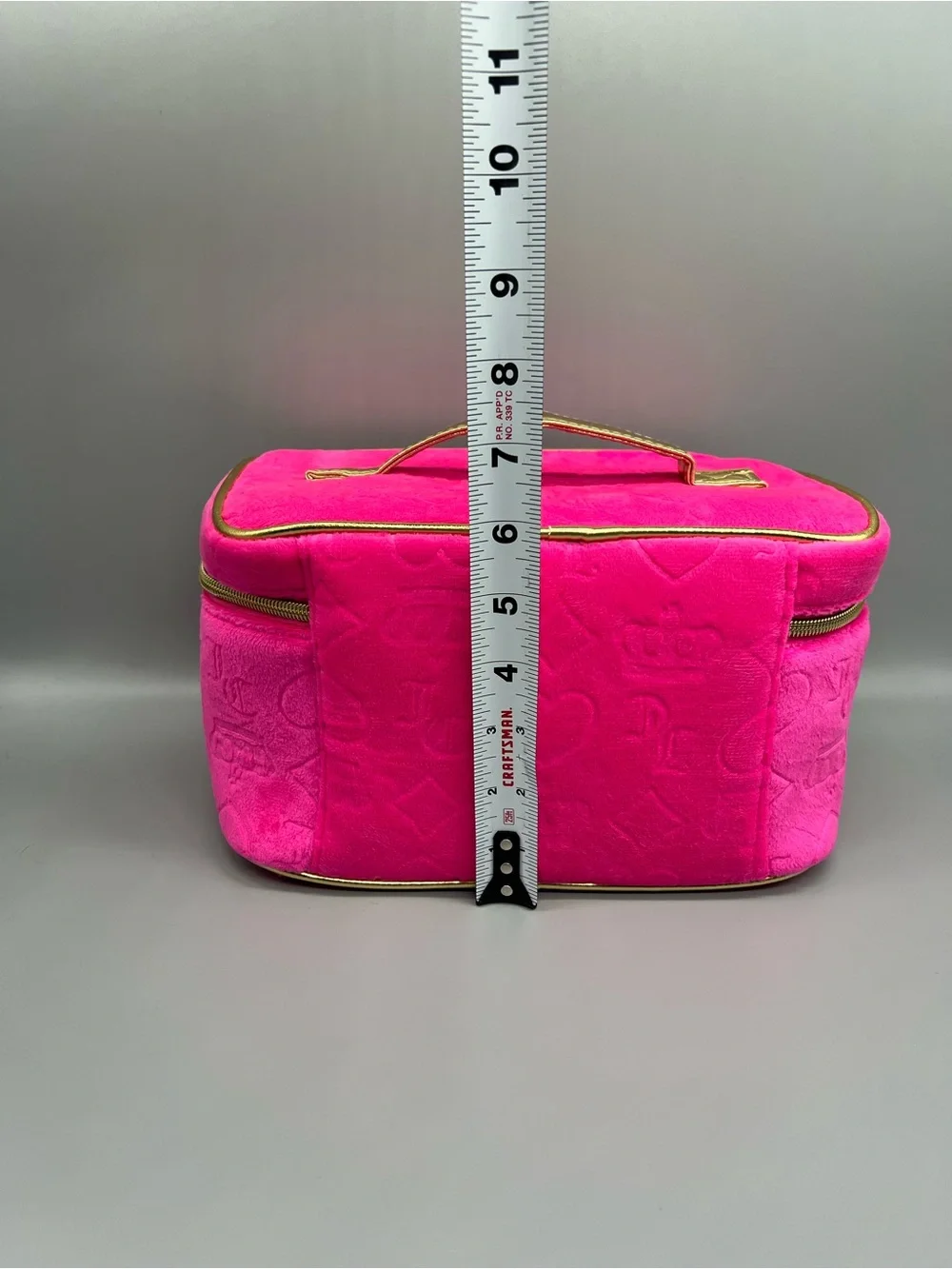 Juicy couture‎ pink velour cosmetics bag
