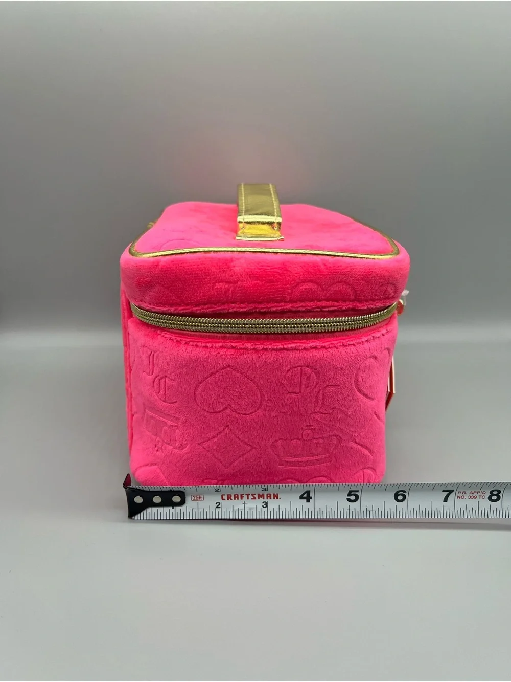Juicy couture‎ pink velour cosmetics bag