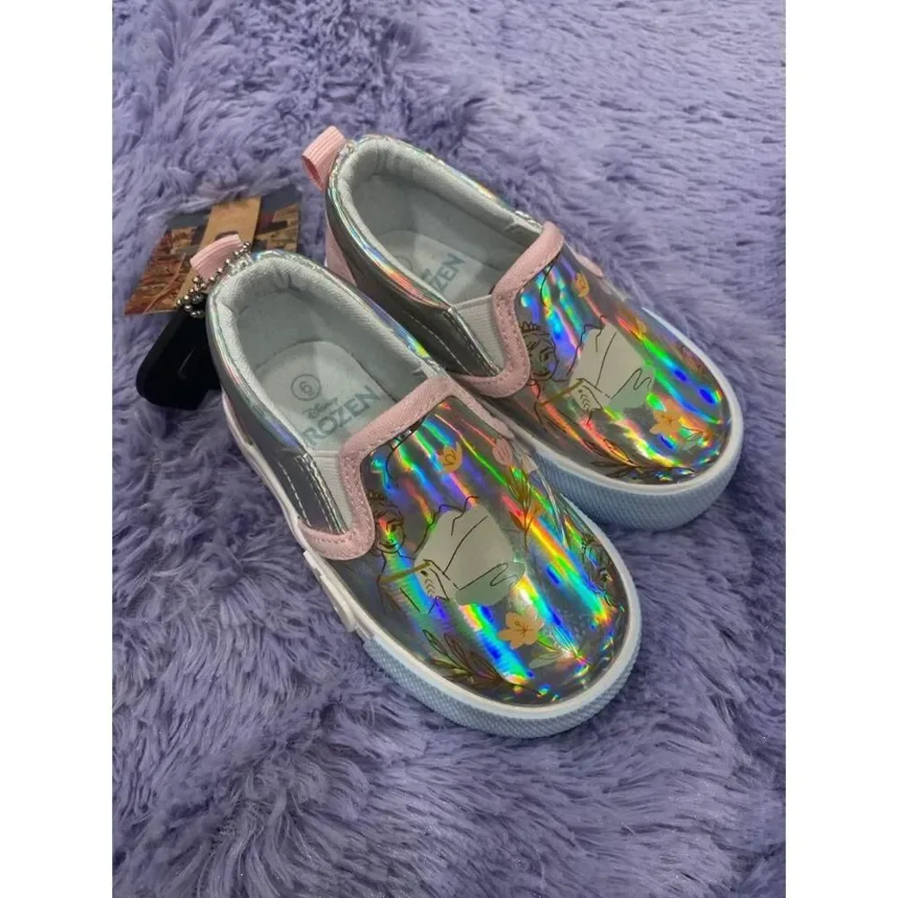 Elsa Ground Up Disney‎ Slip on Shoes Baby/Toddler size 6