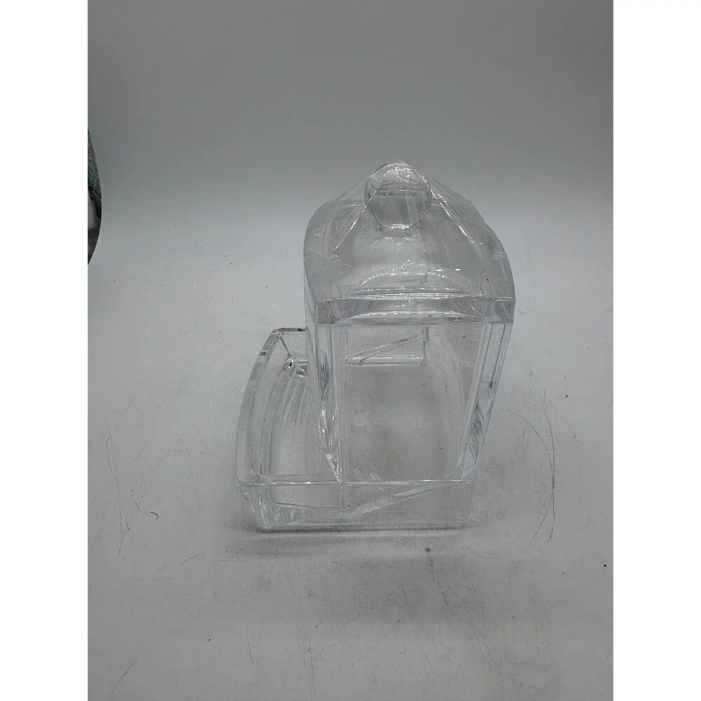Cotton Swab Holder Organizer Clear Plastic Storage Box Chest Cosmetic