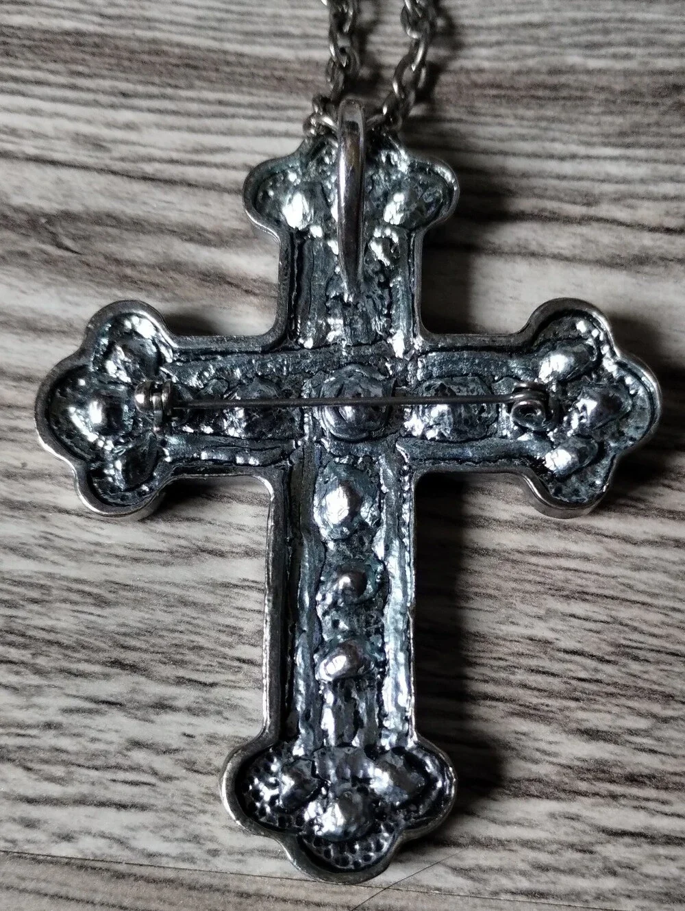 Vintage silver tone