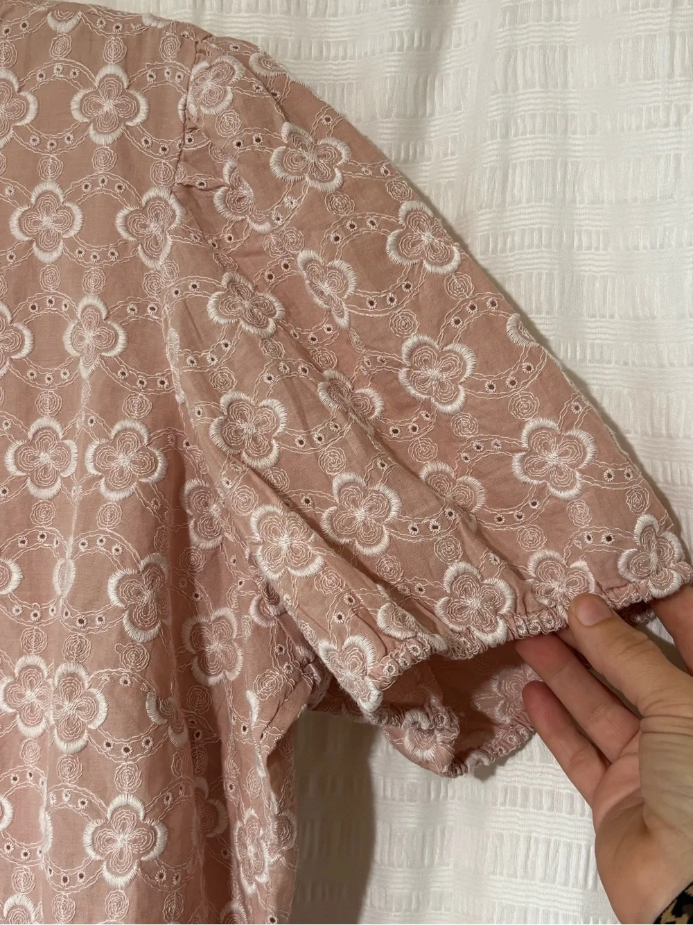 Boden broderie pink