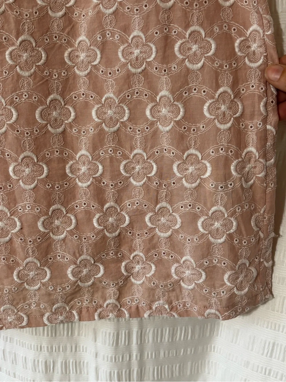 Boden broderie pink