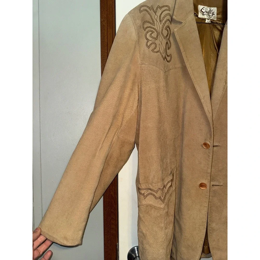 Scully western suede