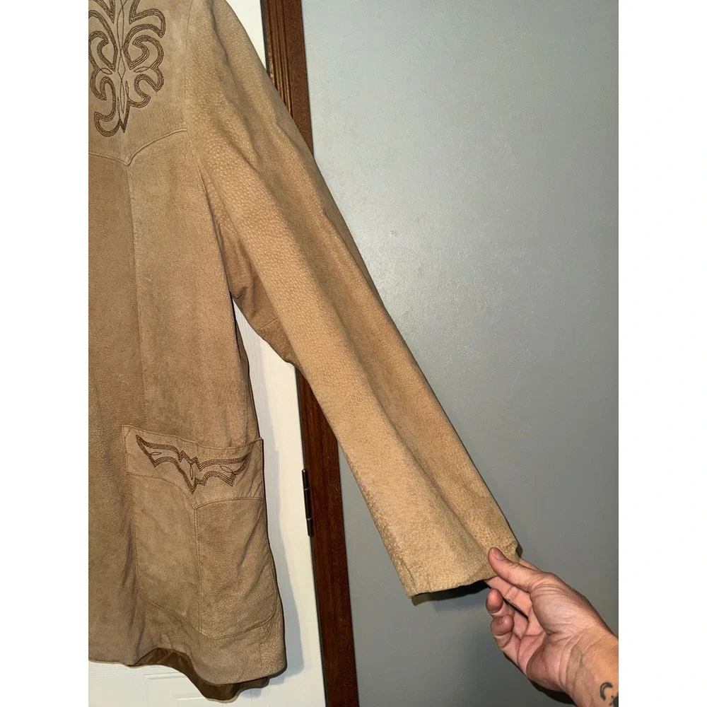 Scully western suede