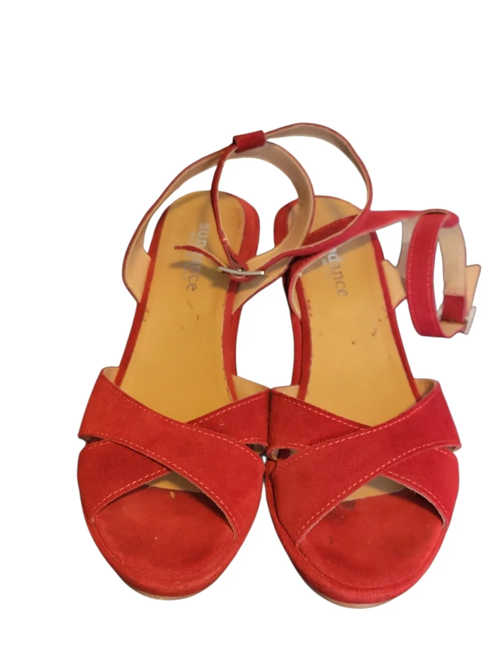 Sundance sandals red