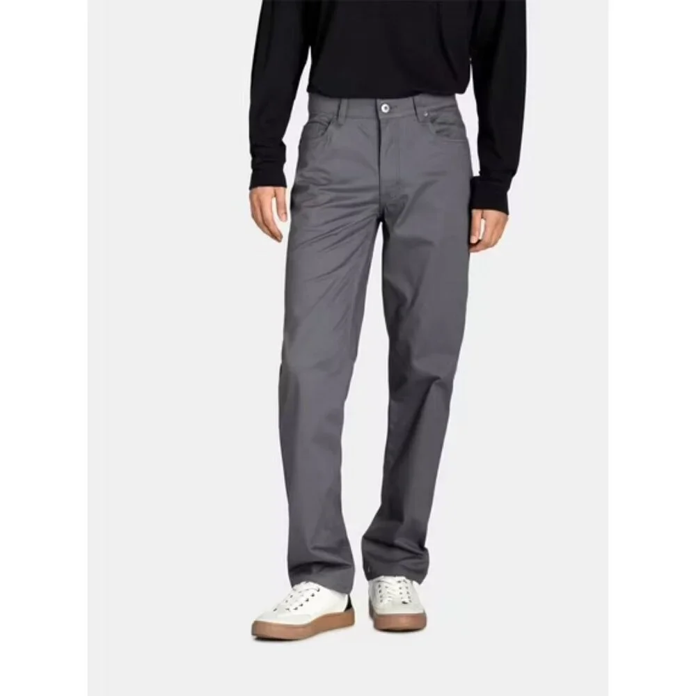 George Men's and Big Men's Premium 5 Pocket Pant, Size 38x30, Slim Fit, Gray