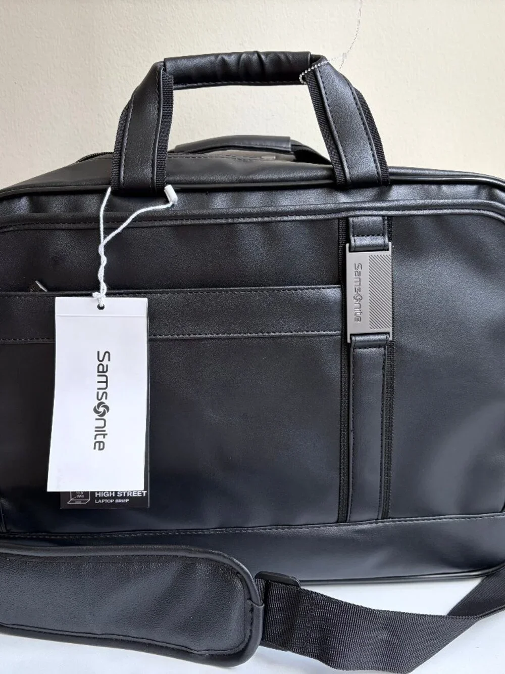 Samsonite men’s High Street laptop briefcase, 15.6” notebook, new with tag, Trav