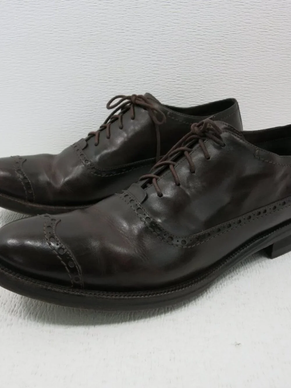 CoStume National Homme Leather Dress Oxfords Shoes Men's Formal Footwear 10.5