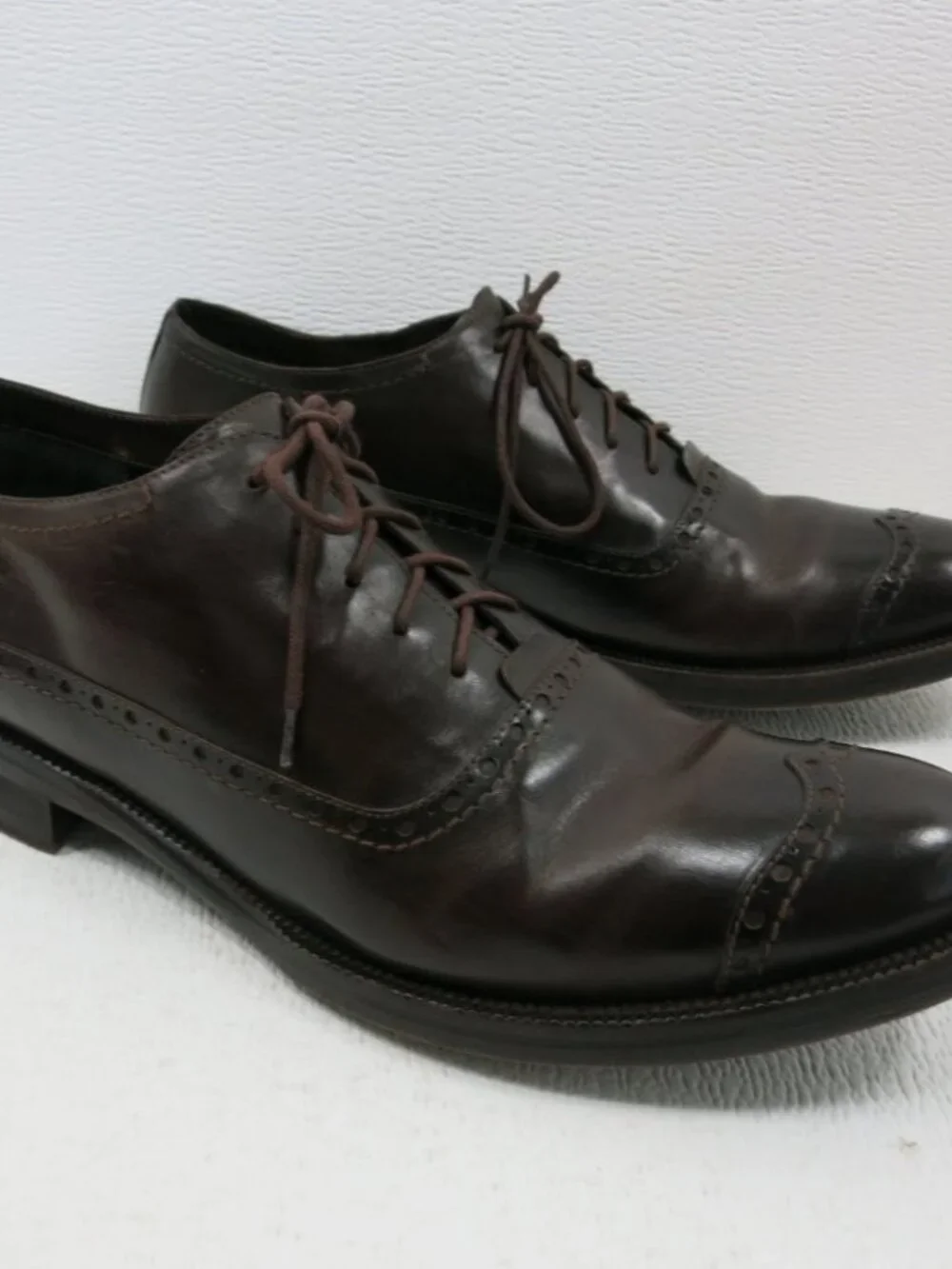 CoStume National Homme Leather Dress Oxfords Shoes Men's Formal Footwear 10.5