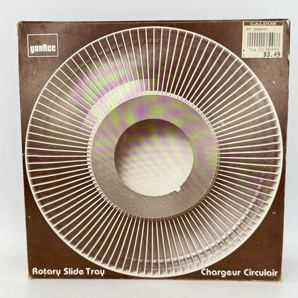 VTG Yankee Rotary Slide Tray 100 Slot 2x2 Carousel Projector USA S-100B‎