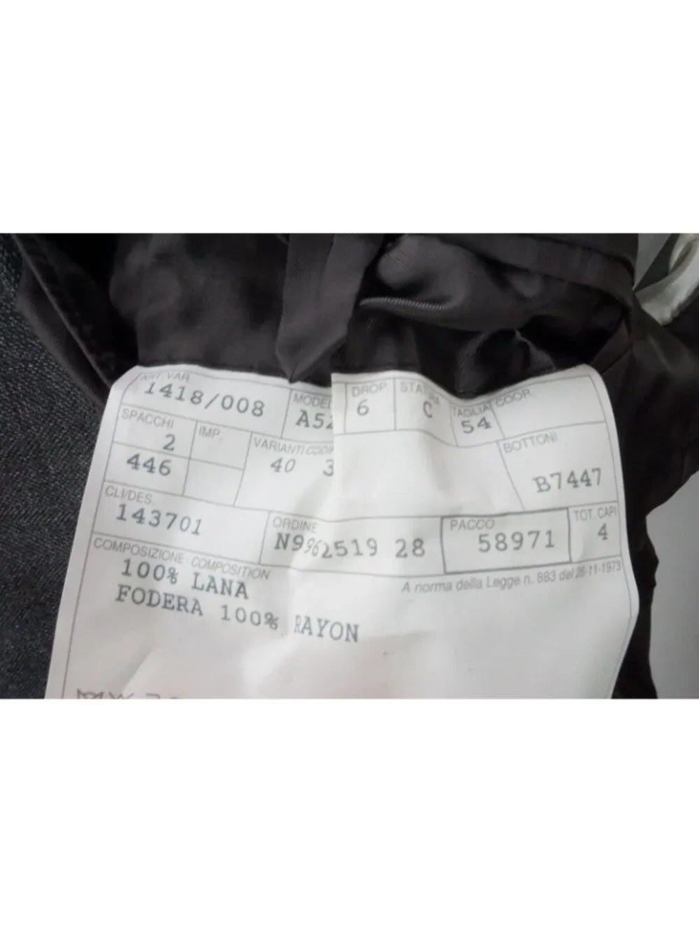 Burberry approximate measurements