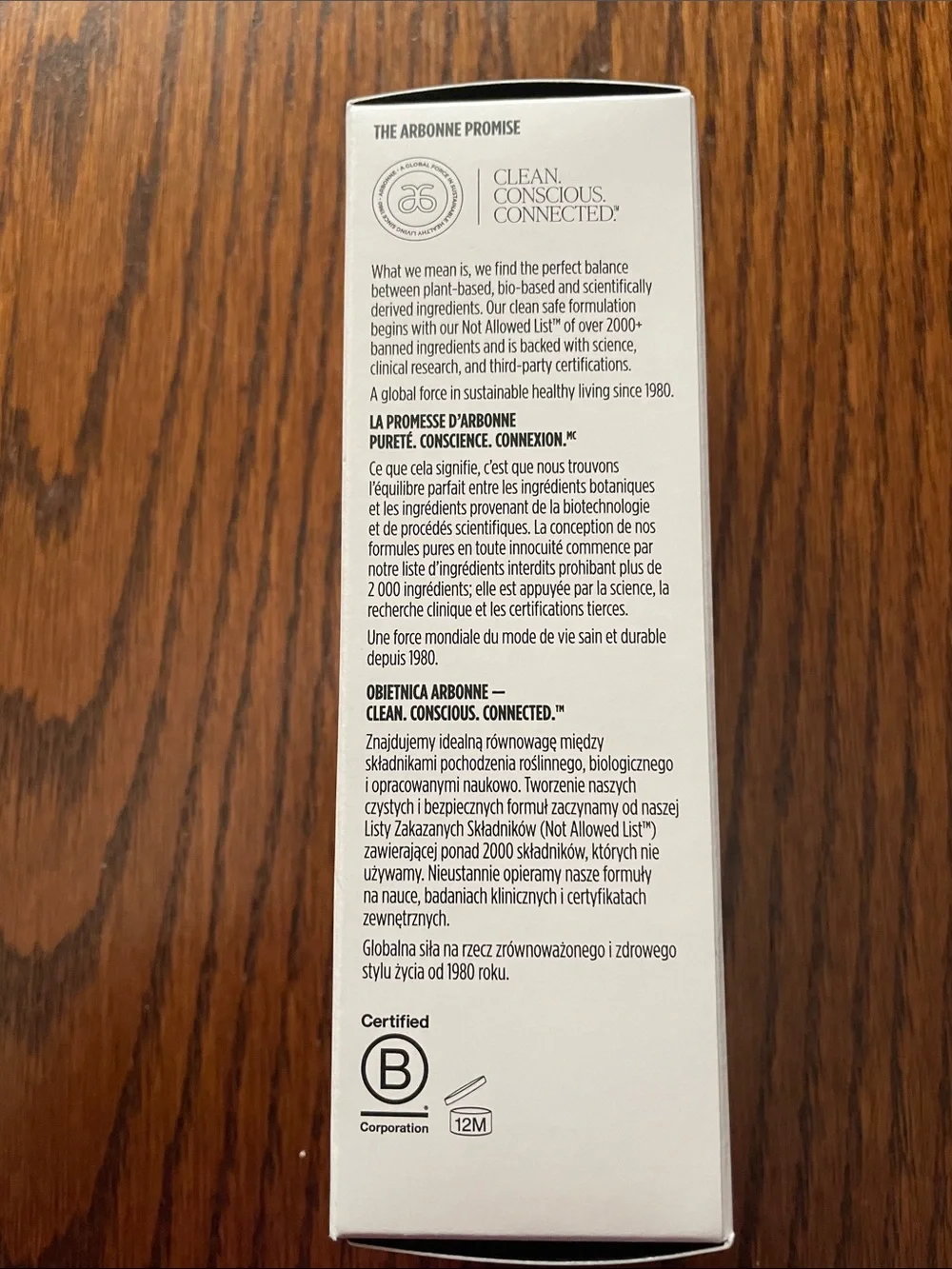 Arbonne exfoliating facial