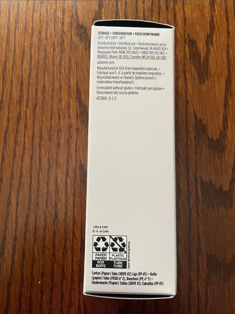 Arbonne exfoliating facial
