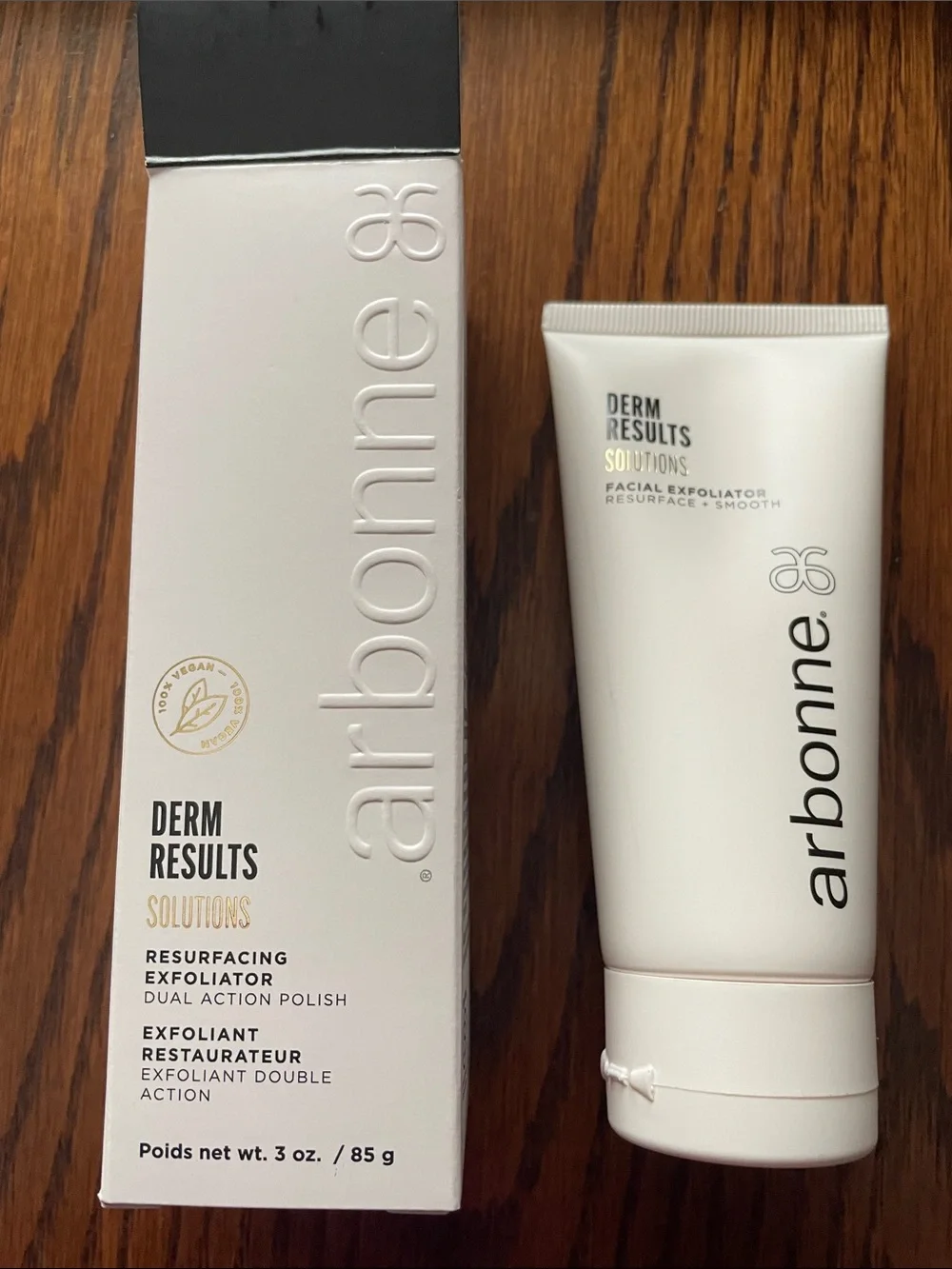 Arbonne exfoliating facial