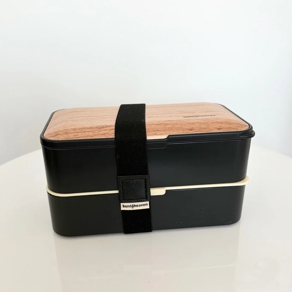 Bentoheaven Bento Box Adult Lunch Box Meal Prep Container with Utensils