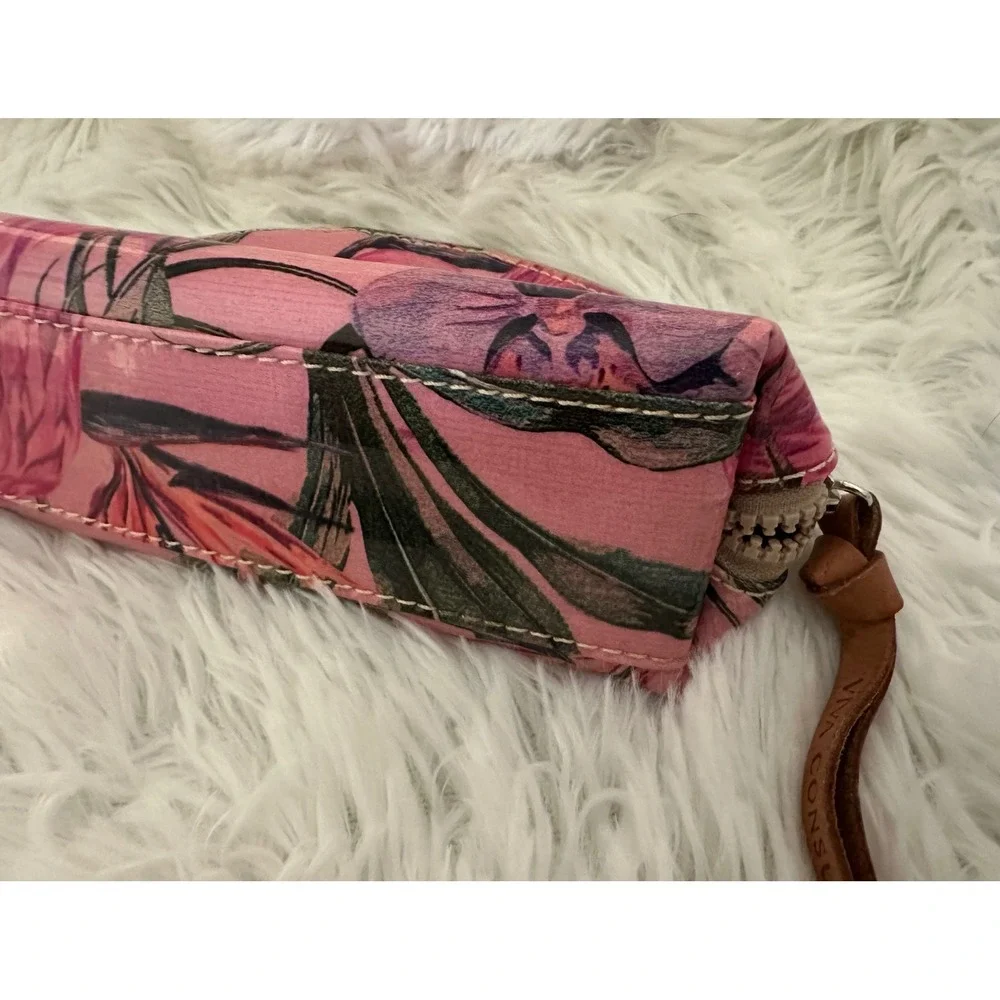 Consuela Brynn Flamingo Cosmetic Toiletry Makeup Bag Case Pouch Rare‎ HTF